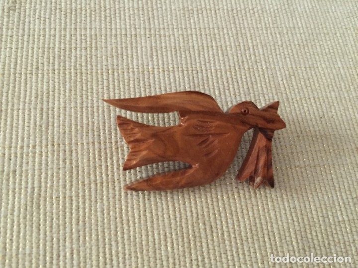 Joyeria: BROCHE PALOMA DE LA PAZ MADERA - Foto 1