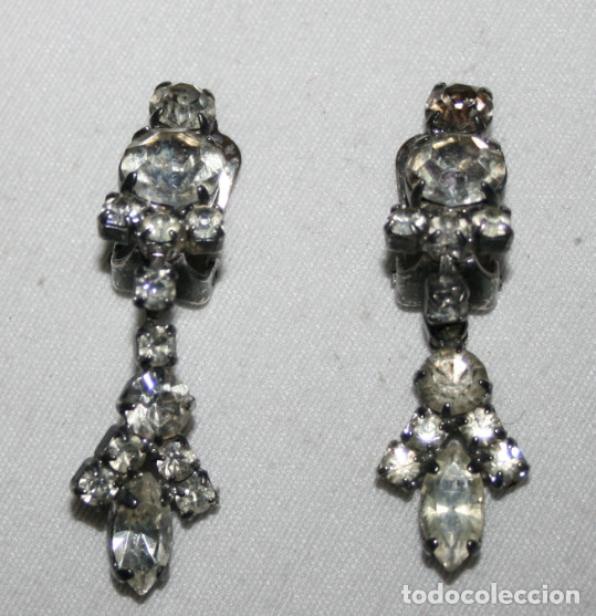 Jewelry: ANTIGUOS PENDIENTES CON PIEDRAS, VER DESCRIPCION