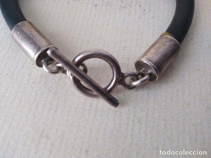 Joyeria: Pulsera de plata 925 y cuero - Foto 5