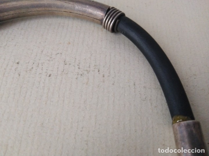 Joyeria: Pulsera de plata 925 y cuero - Foto 7