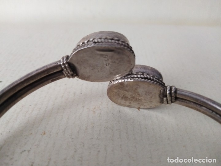 Joyeria: Pulsera de plata 925 y turquesas - Foto 3