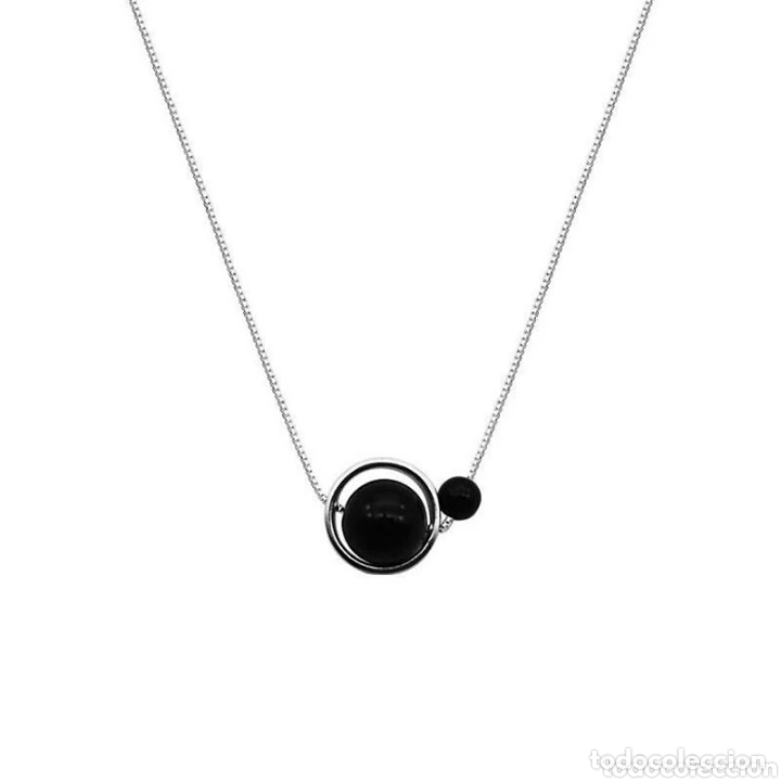 Joyeria: Collar de Plata y &Aacute;gata negra ENV&Iacute;O GRATIS!! - Foto 2