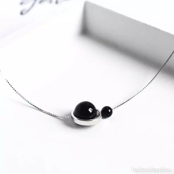 Joyeria: Collar de Plata y &Aacute;gata negra ENV&Iacute;O GRATIS!! - Foto 1