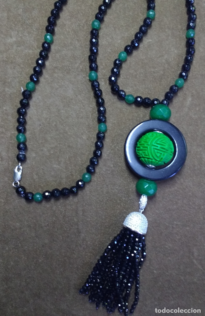Joyeria: COLLAR DE &Oacute;NIX Y JADE. - Foto 2