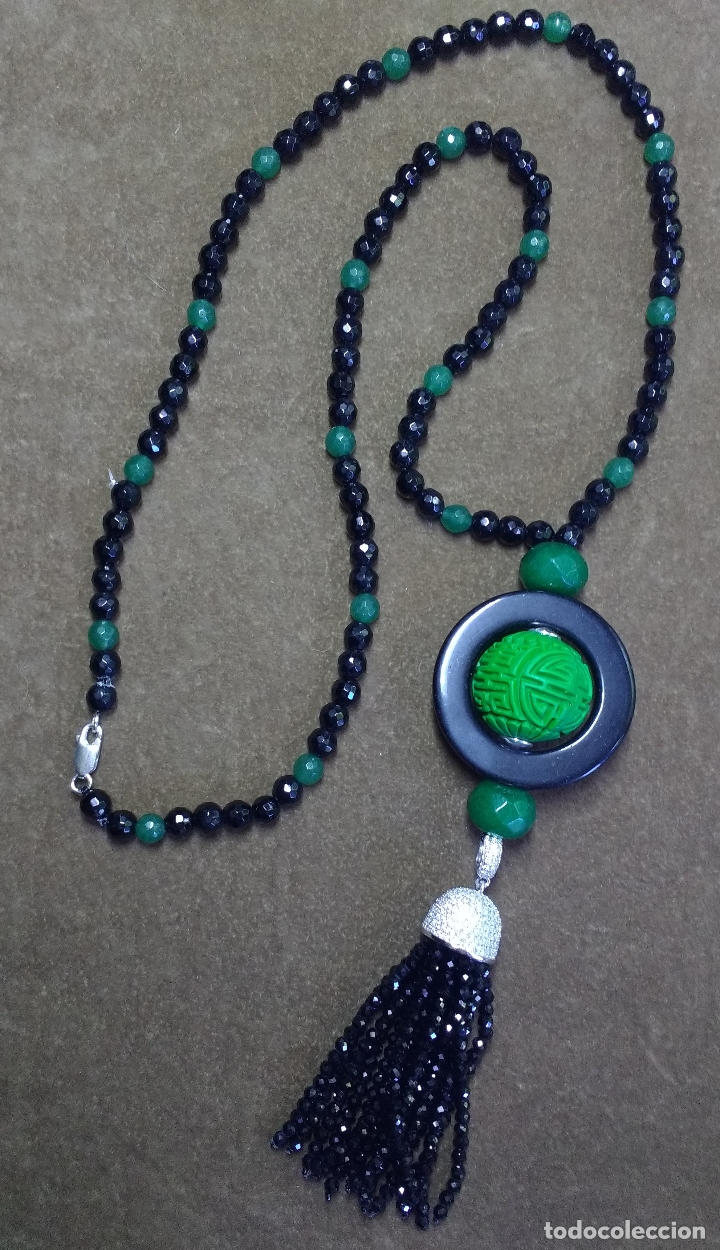 Joyeria: COLLAR DE &Oacute;NIX Y JADE. - Foto 3