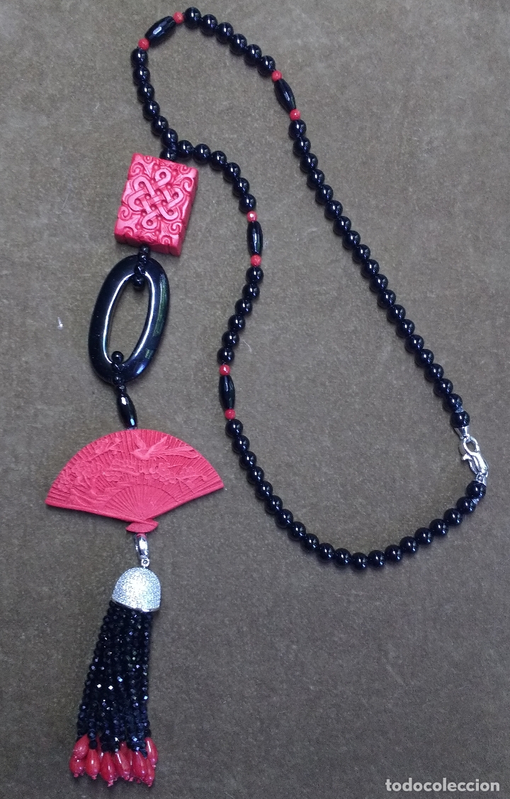 Joyeria: COLLAR DE &Oacute;NIX Y CORAL. - Foto 1