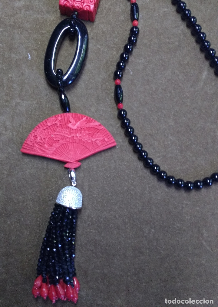 Joyeria: COLLAR DE &Oacute;NIX Y CORAL. - Foto 2