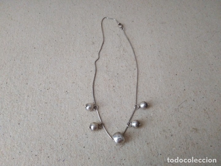 Joyeria: Collar de plata 925 y bolas - Foto 3