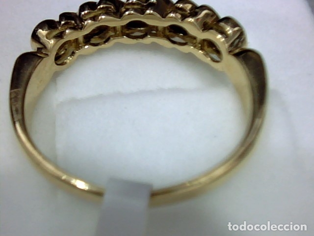 Joyeria: anillo oro 18 kl y diamantes - Foto 6