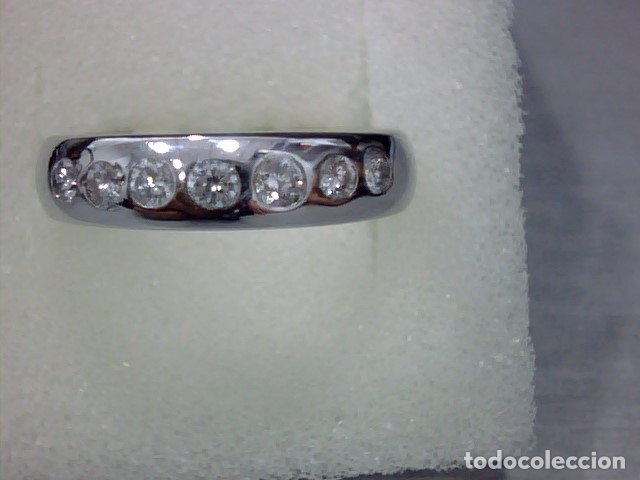 Joyeria: ANILLO ORO BLANCO 18 KL Y DIAMANTES - Foto 4
