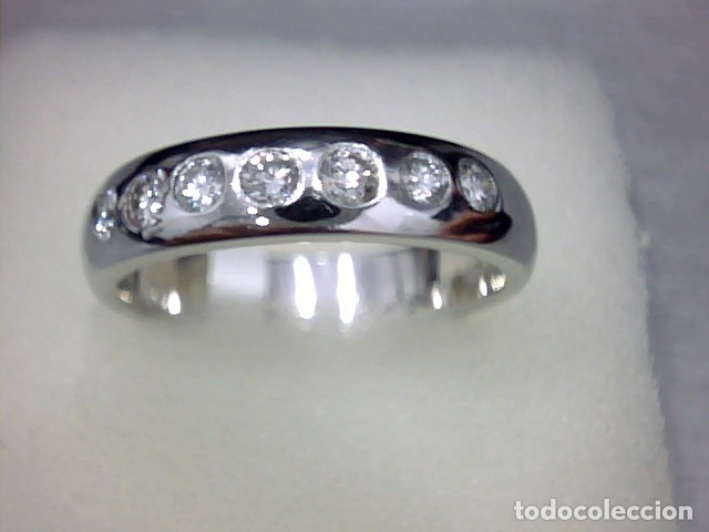 Joyeria: ANILLO ORO BLANCO 18 KL Y DIAMANTES - Foto 5