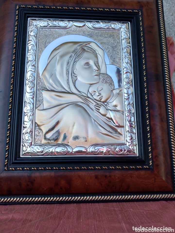 Joyeria: Cuadro Virgen de plata grabada y repujada.Zeta Studio darte - Foto 1