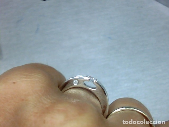 Joyeria: ANILLO ORO BLANCO 18 KL Y DIAMANTES - Foto 4