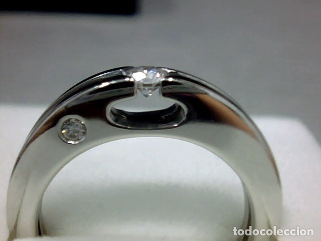 Joyeria: ANILLO ORO BLANCO 18 KL Y DIAMANTES - Foto 5