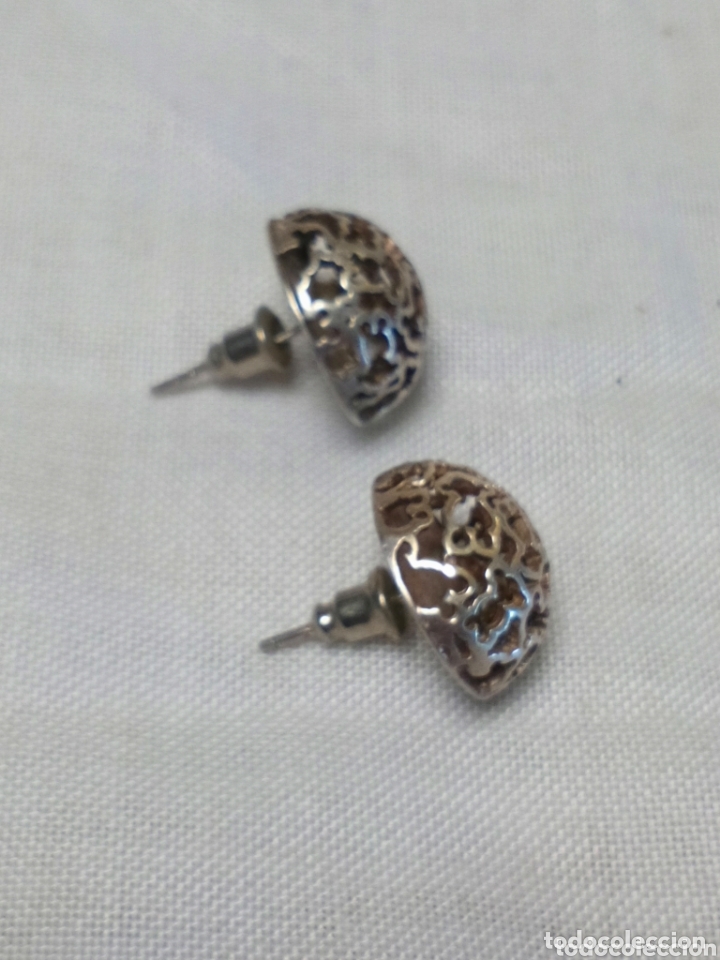 Joyeria: Pendientes calados de plata contrastada - Foto 3