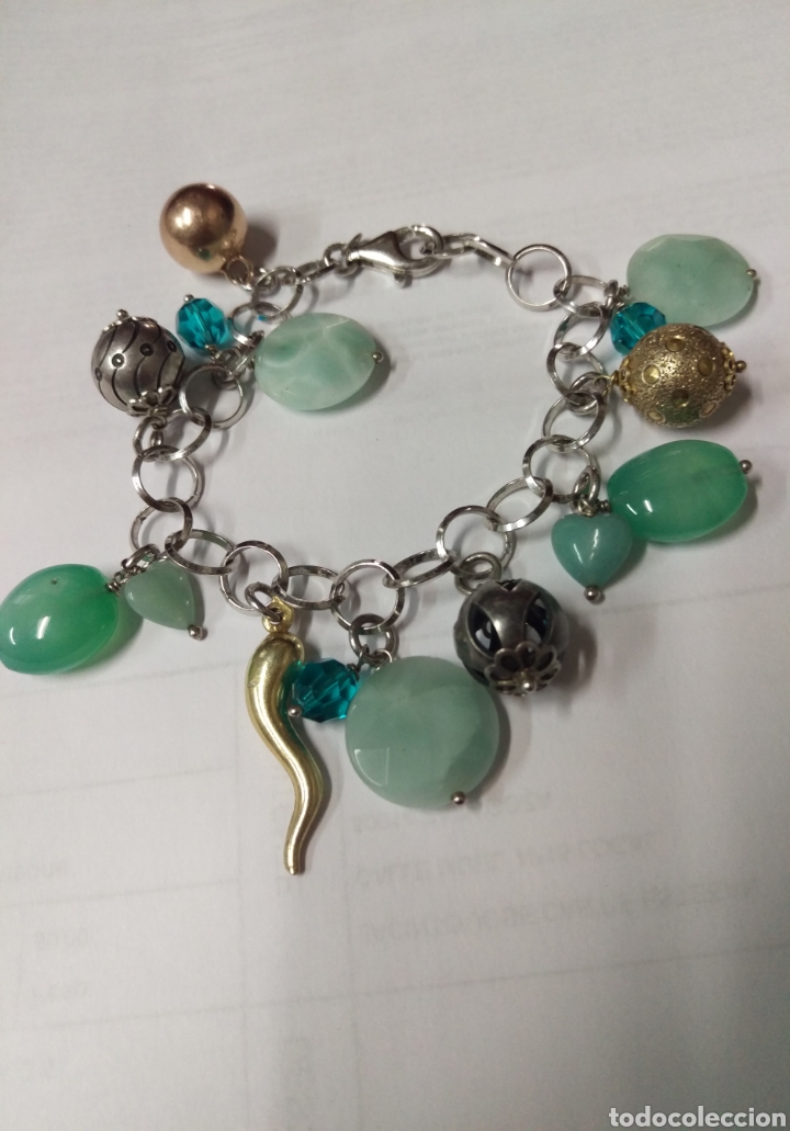 Joyeria: Pulsera de plata - 925 milesimas - con abalorios - Foto 1