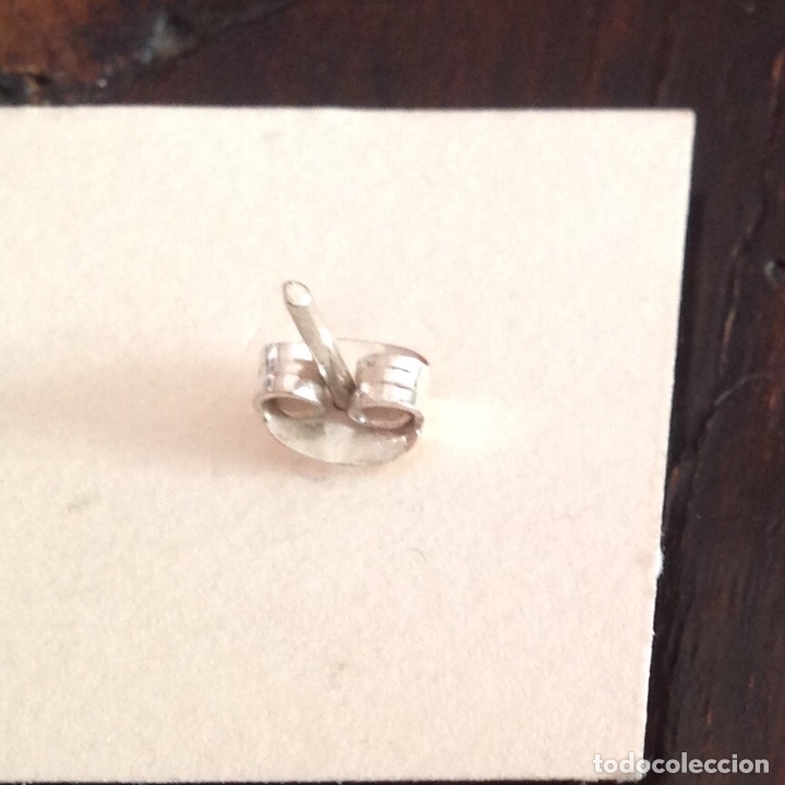 Joyeria: Pendientes de plata y esmalte negro. Complementos de moda. - Foto 2