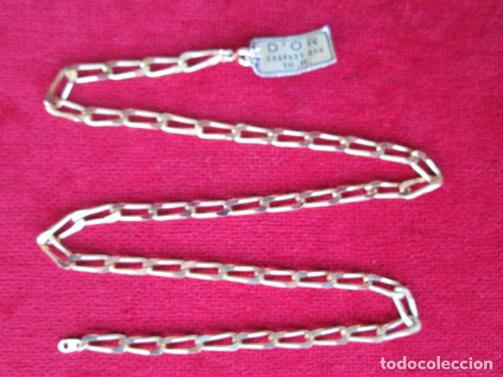 Joyeria: CADENA CHAPADA EN ORO 18 KLTS D OR - Foto 1