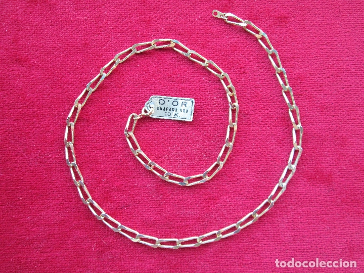 Joyeria: CADENA CHAPADA EN ORO 18 KLTS D OR - Foto 2