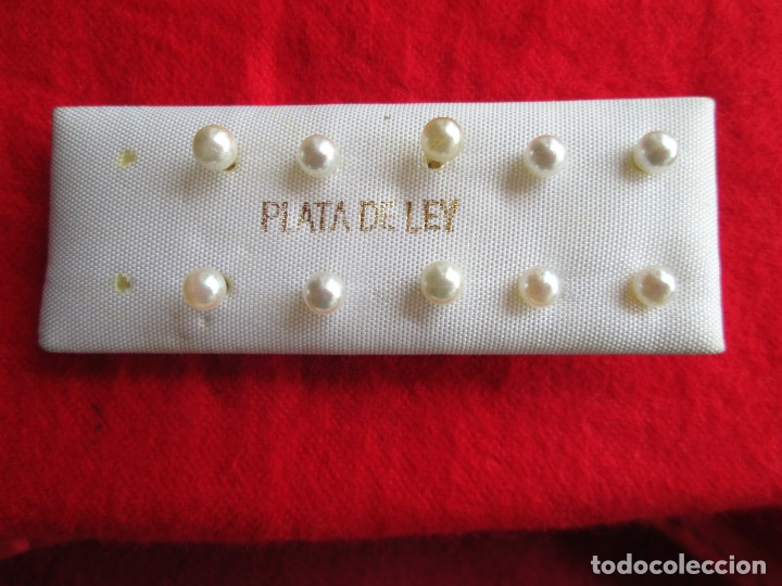 Joyeria: PENDIENTES DE PLATA DE LEY - BOLAS DE PERLAS - Foto 6