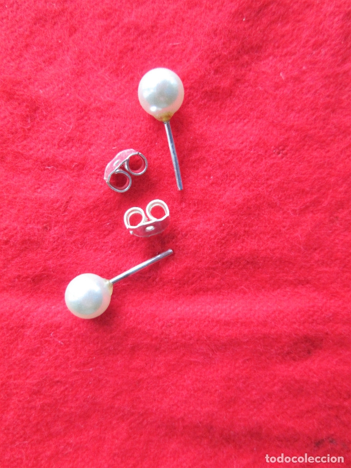 Joyeria: PENDIENTES DE PLATA DE LEY - BOLAS DE PERLAS - Foto 4