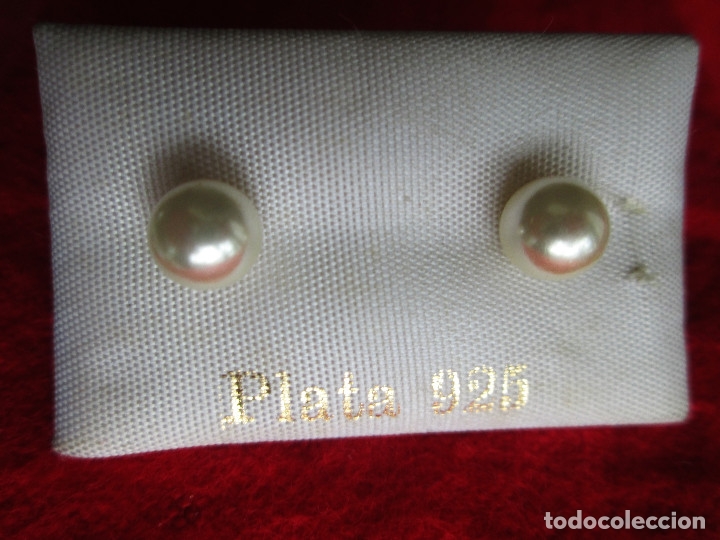 Joyeria: PENDIENTES DE PLATA DE LEY - BOLAS DE PERLAS - Foto 5
