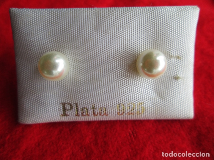 Joyeria: PENDIENTES DE PLATA DE LEY - BOLAS DE PERLAS - Foto 6
