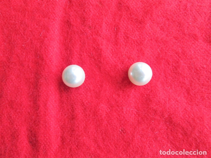Joyeria: PENDIENTES DE PLATA DE LEY - BOLAS DE PERLAS - Foto 2