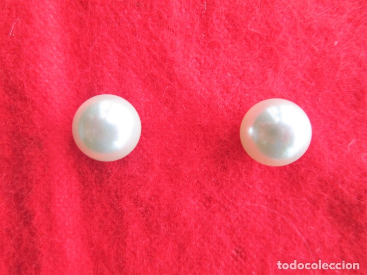 Joyeria: PENDIENTES DE PLATA DE LEY - BOLAS DE PERLAS - Foto 1
