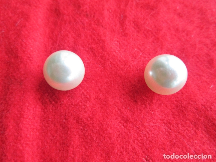 Joyeria: PENDIENTES DE PLATA DE LEY - BOLAS DE PERLAS - Foto 2