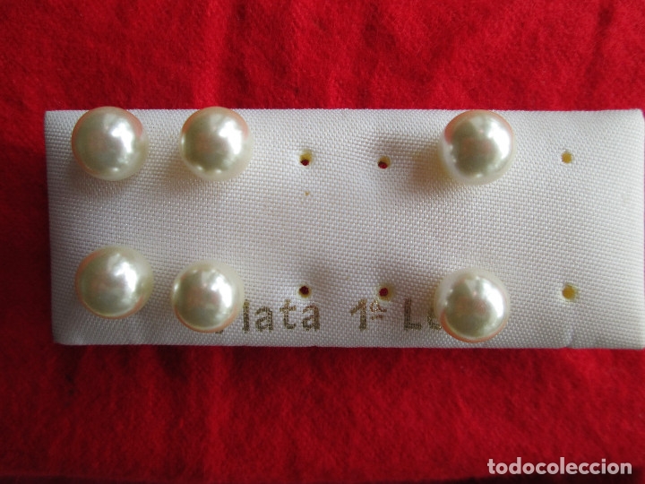 Joyeria: PENDIENTES DE PLATA DE LEY - BOLAS DE PERLAS - Foto 4