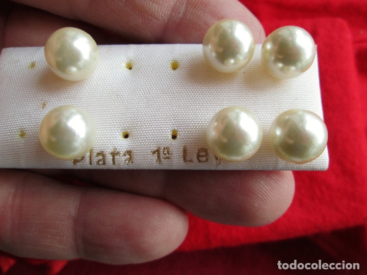 Joyeria: PENDIENTES DE PLATA DE LEY - BOLAS DE PERLAS - Foto 5