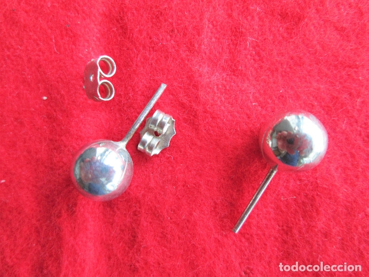 Joyeria: PENDIENTES DE PLATA DE LEY - BOLAS - Foto 2