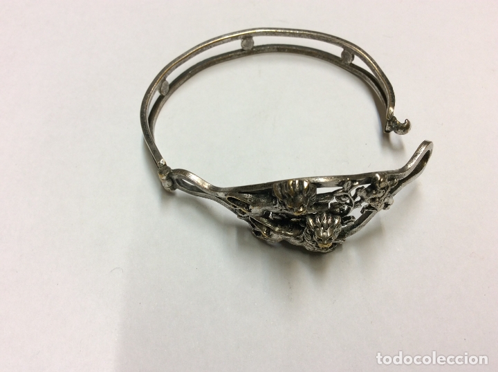 Joyeria: BRAZALETE METAL PLATEADO. - Foto 4