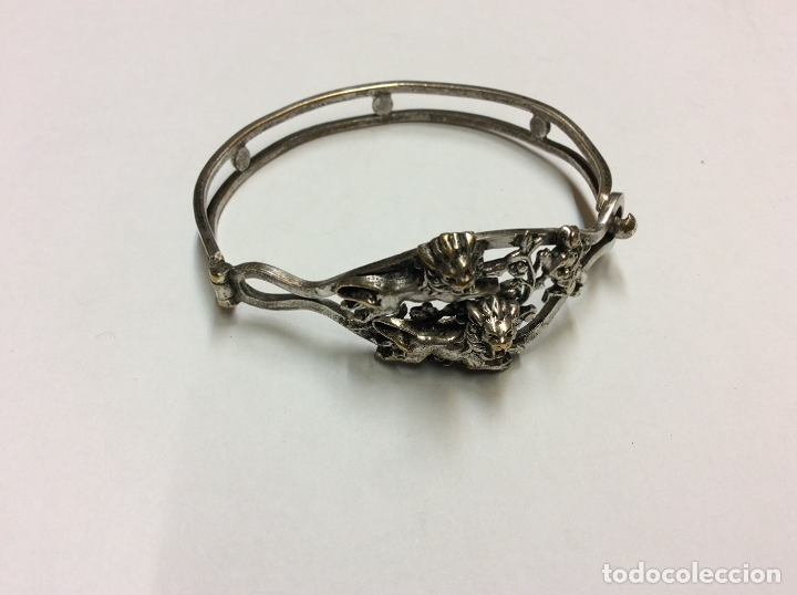 Joyeria: BRAZALETE METAL PLATEADO. - Foto 1