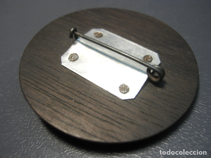 Joyeria: ANTIGUO BROCHE TALLA DE MADERA - Foto 3