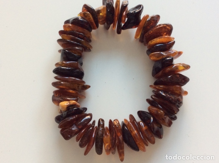 Joyeria: Pulsera brazalete de &Aacute;mbar del B&aacute;ltico extensible - Foto 2