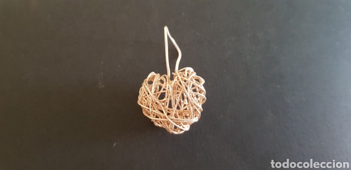 Joyeria: #583 ORIGINALES PENDIENTES CORAZON PLATA 925 - Foto 3
