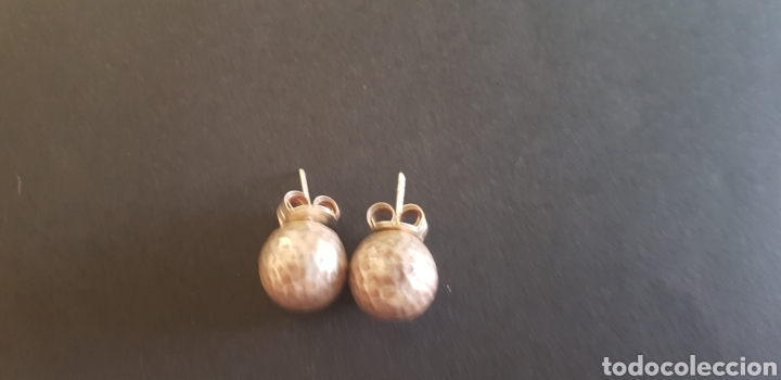 Joyeria: #584 PENDIENTES TIPO BOLA PLATA 925 - Foto 2