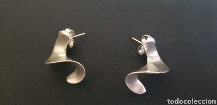 Joyeria: #587 PENDIENTES ESPIRAL. PLATA 925 - Foto 1