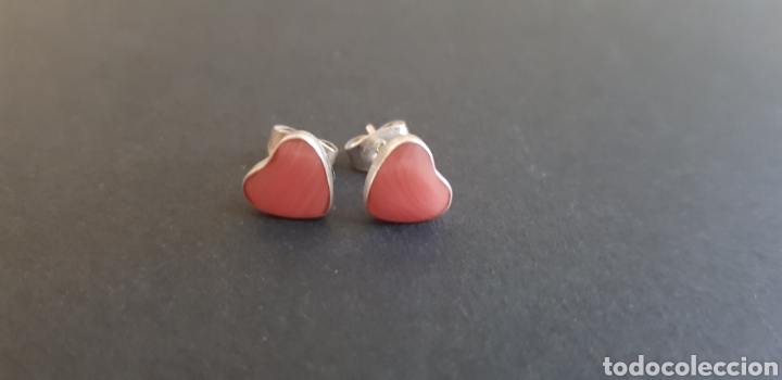 Joyeria: #693 PENDIENTES TIPO CORAZON PEQUE&Ntilde;OS EN PLATA 925 - Foto 1