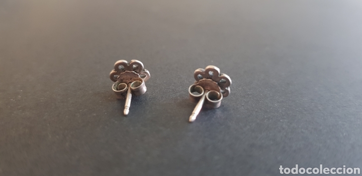 Joyeria: #692 PENDIENTES FLOR PLATA 925 - Foto 2