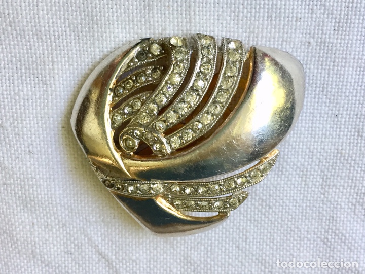 Joyeria: Antiguo broche clip art deco - Foto 3