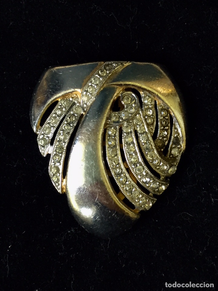 Joyeria: Antiguo broche clip art deco - Foto 6