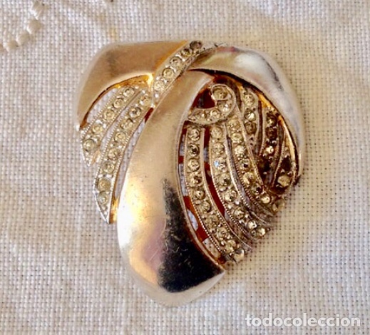Joyeria: Antiguo broche clip art deco - Foto 9