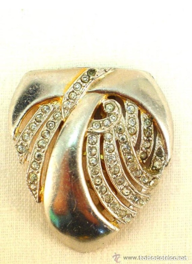 Joyeria: Antiguo broche clip art deco - Foto 10
