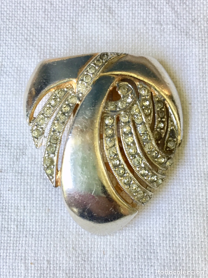 Joyeria: Antiguo broche clip art deco - Foto 1