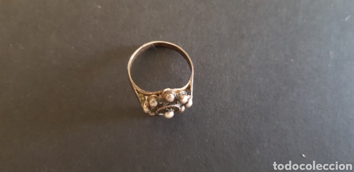 Joyeria: #413 ANILLO BOTON CHARRO PLATA TALLA 16 - Foto 2
