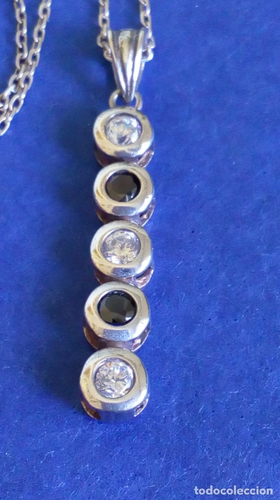 Joyeria: Colgante y cadena de plata - Foto 1