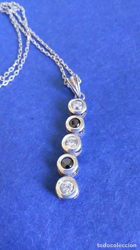 Joyeria: Colgante y cadena de plata - Foto 2
